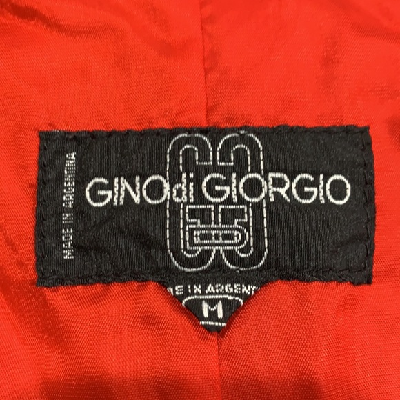 Gino diGiorgio  Red Leather Jacket M - Picture 13 of 16